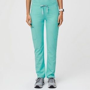 yola scrub pants | fresh aqua